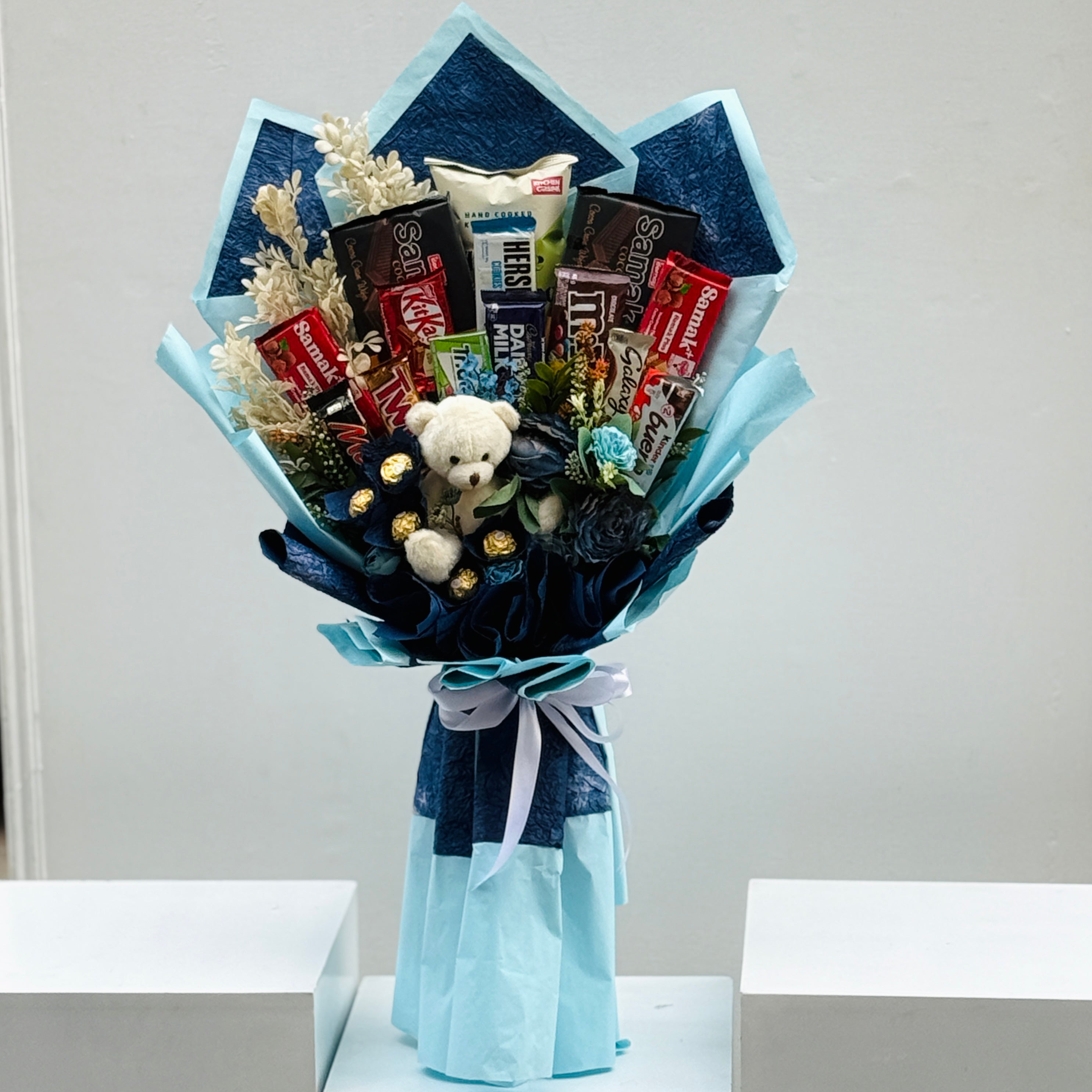 Sky Heart  Chocolate Bouquet