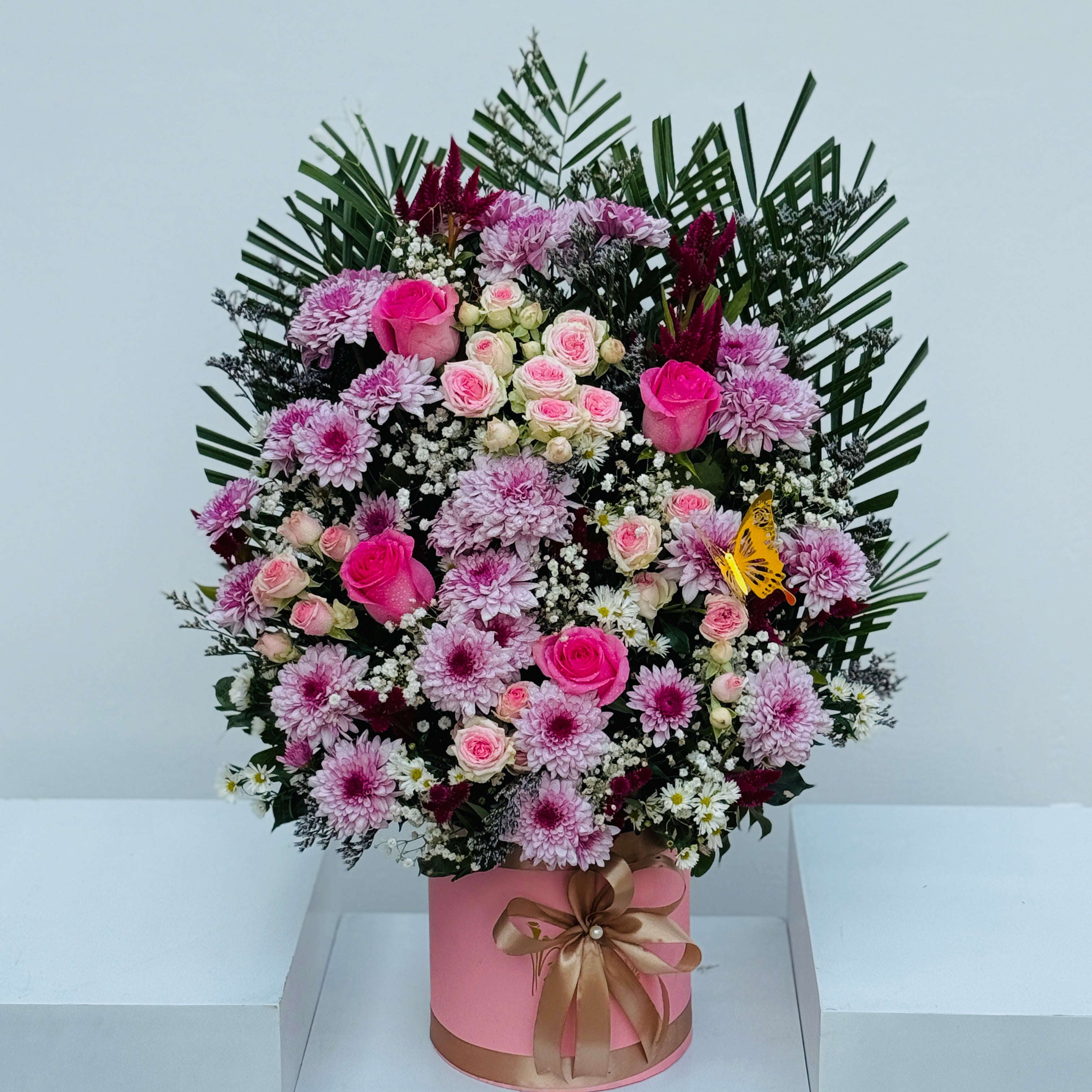 Rainbow Warmth Basket