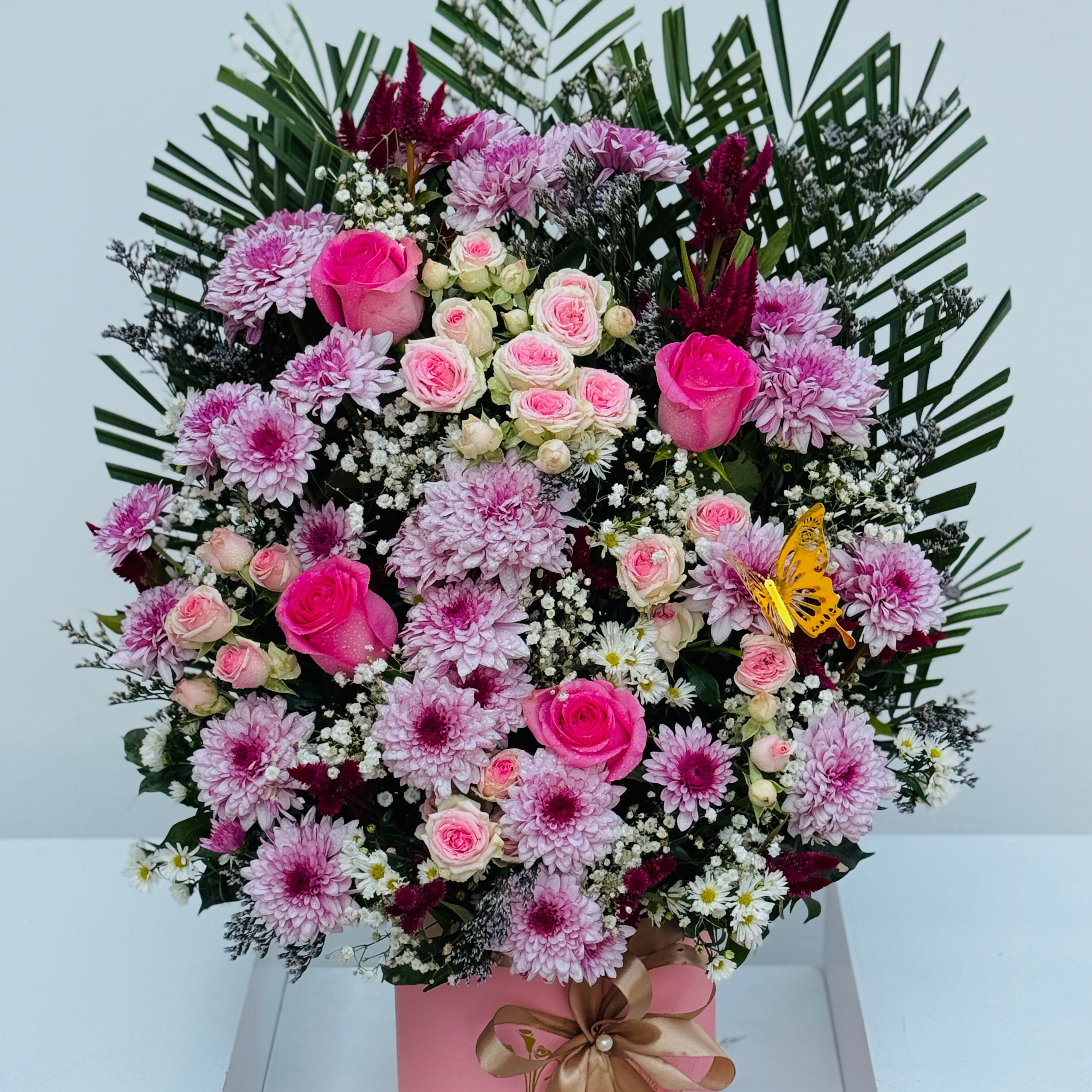 Rainbow Warmth Basket