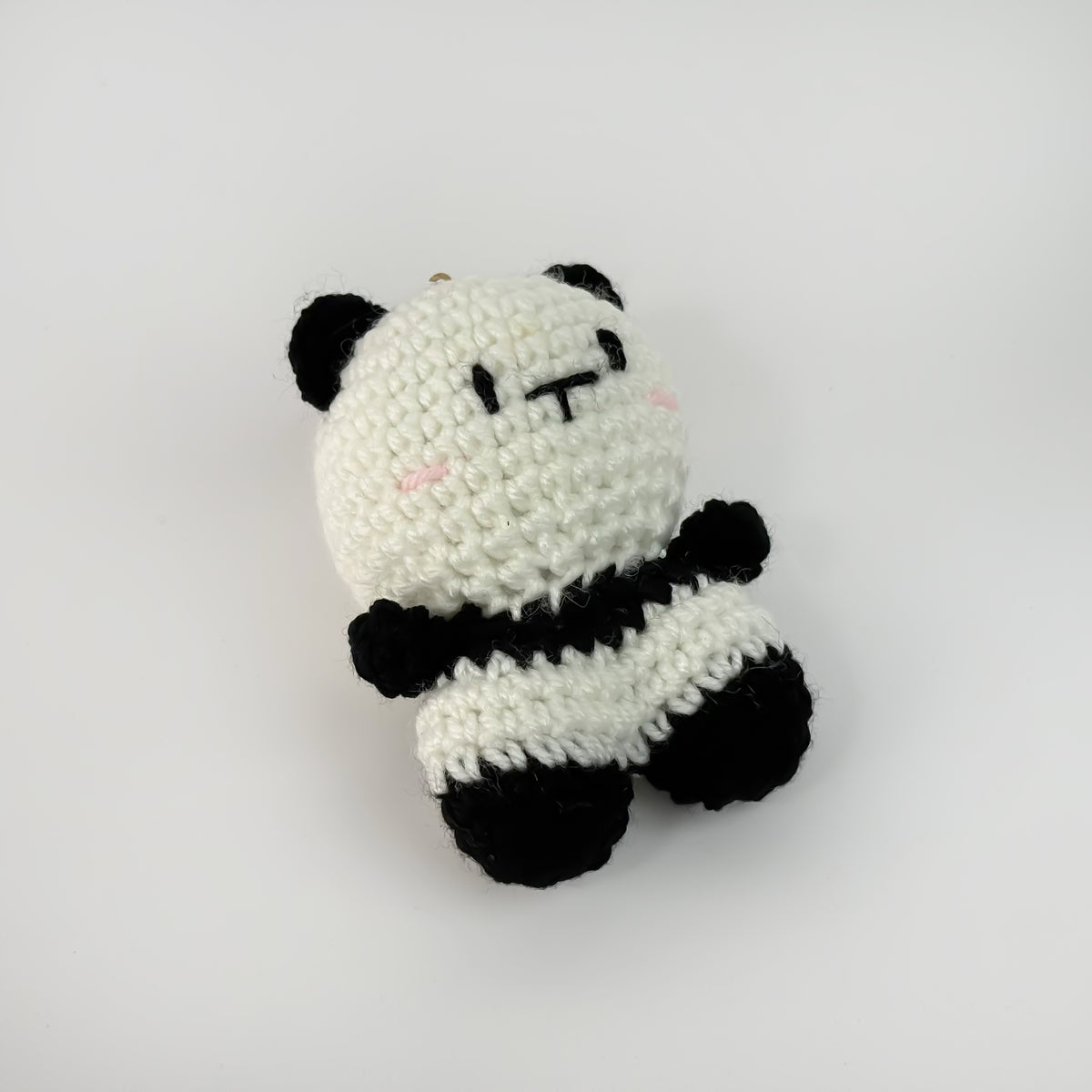 Panda Crochet Keychain