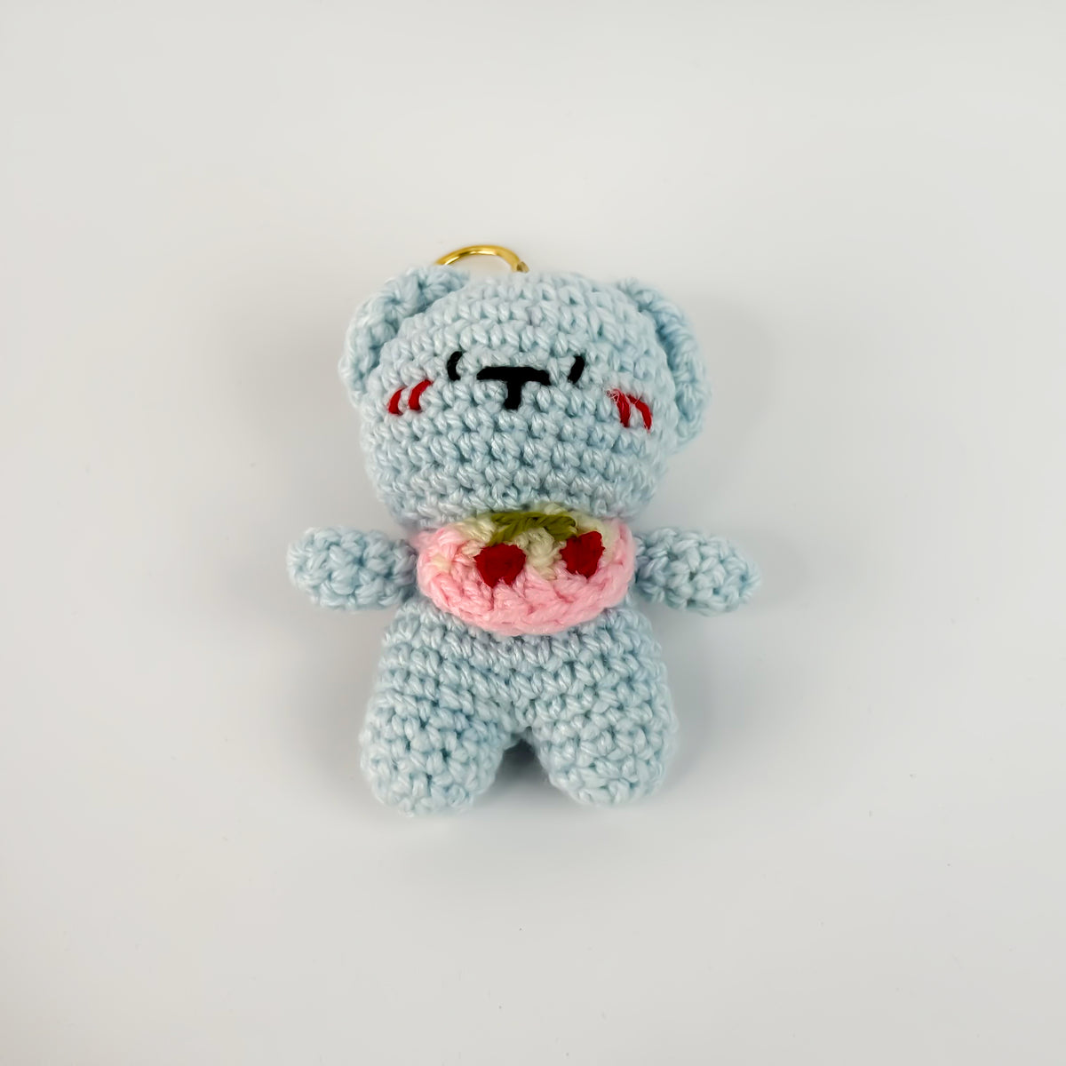Teddy Crochet Keychain