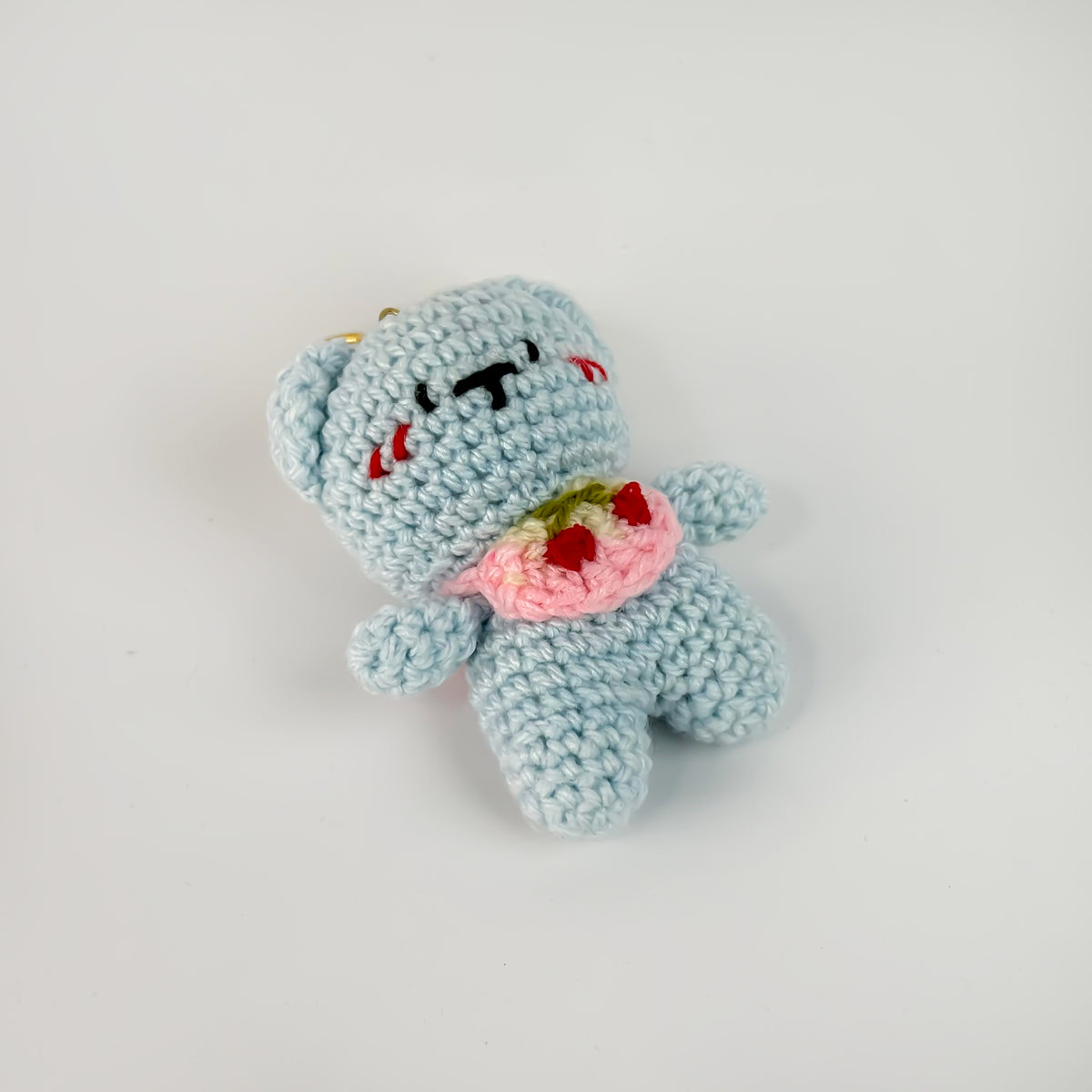 Teddy Crochet Keychain