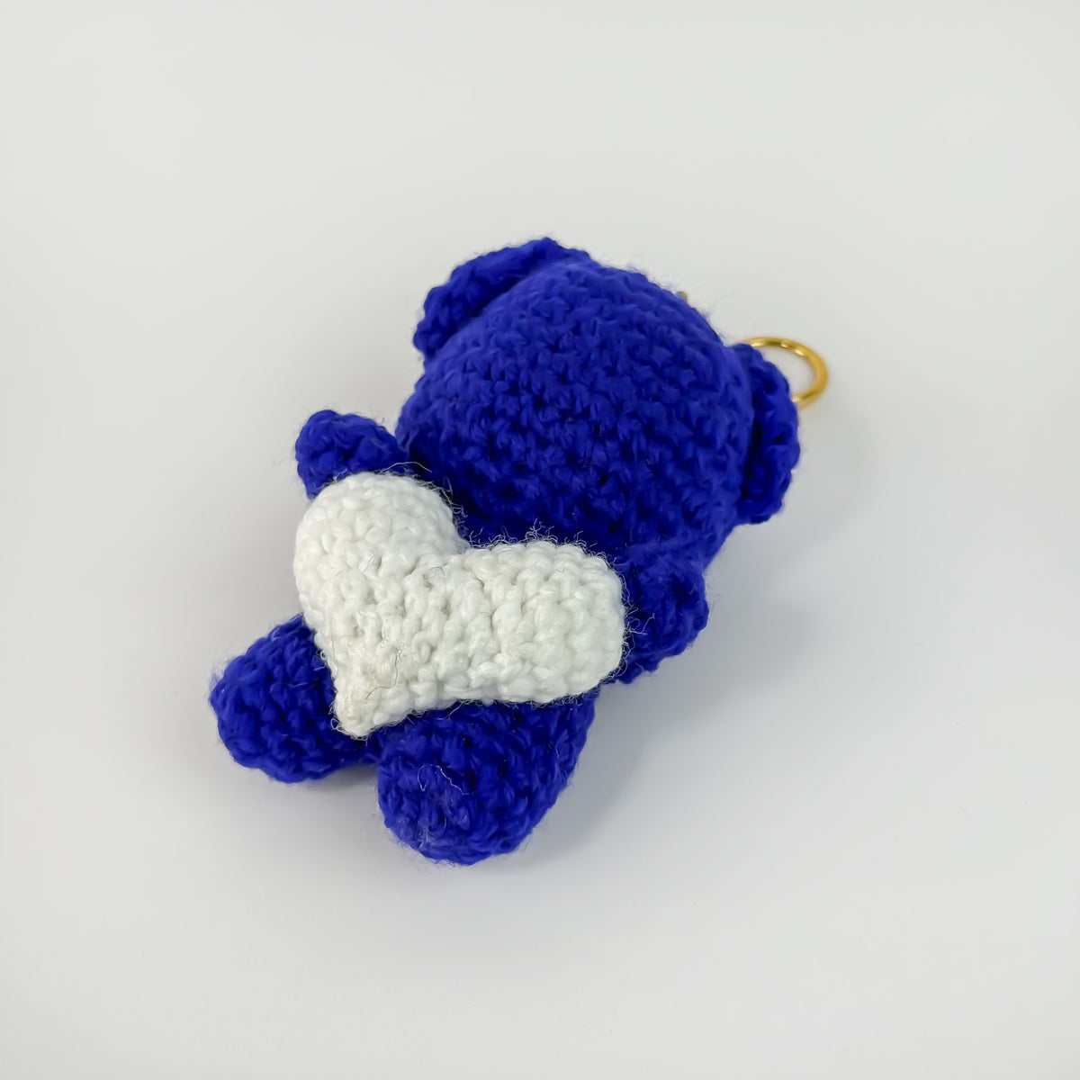 Love Bear Crochet Keychain
