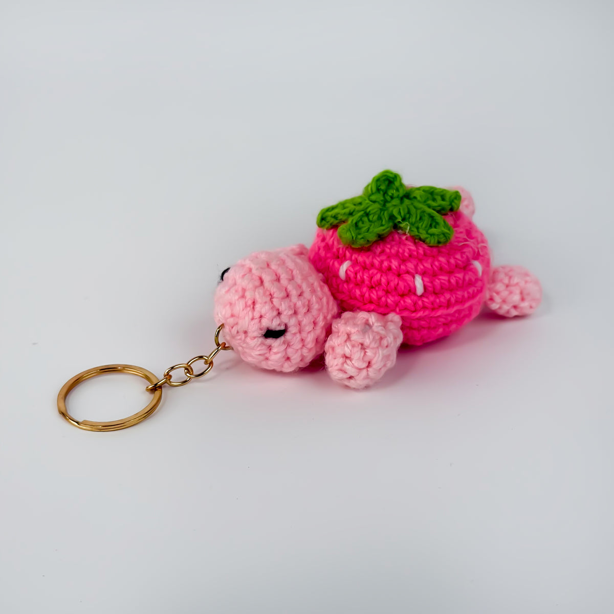 Turtle Crochet Keychain