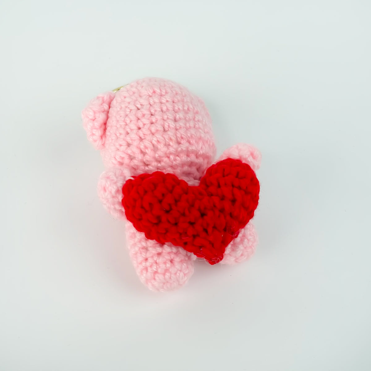 Love Bear Crochet Keychain