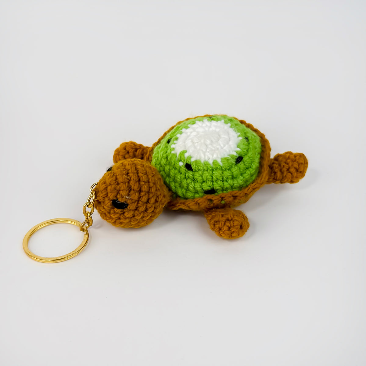 Turtle Crochet Keychain