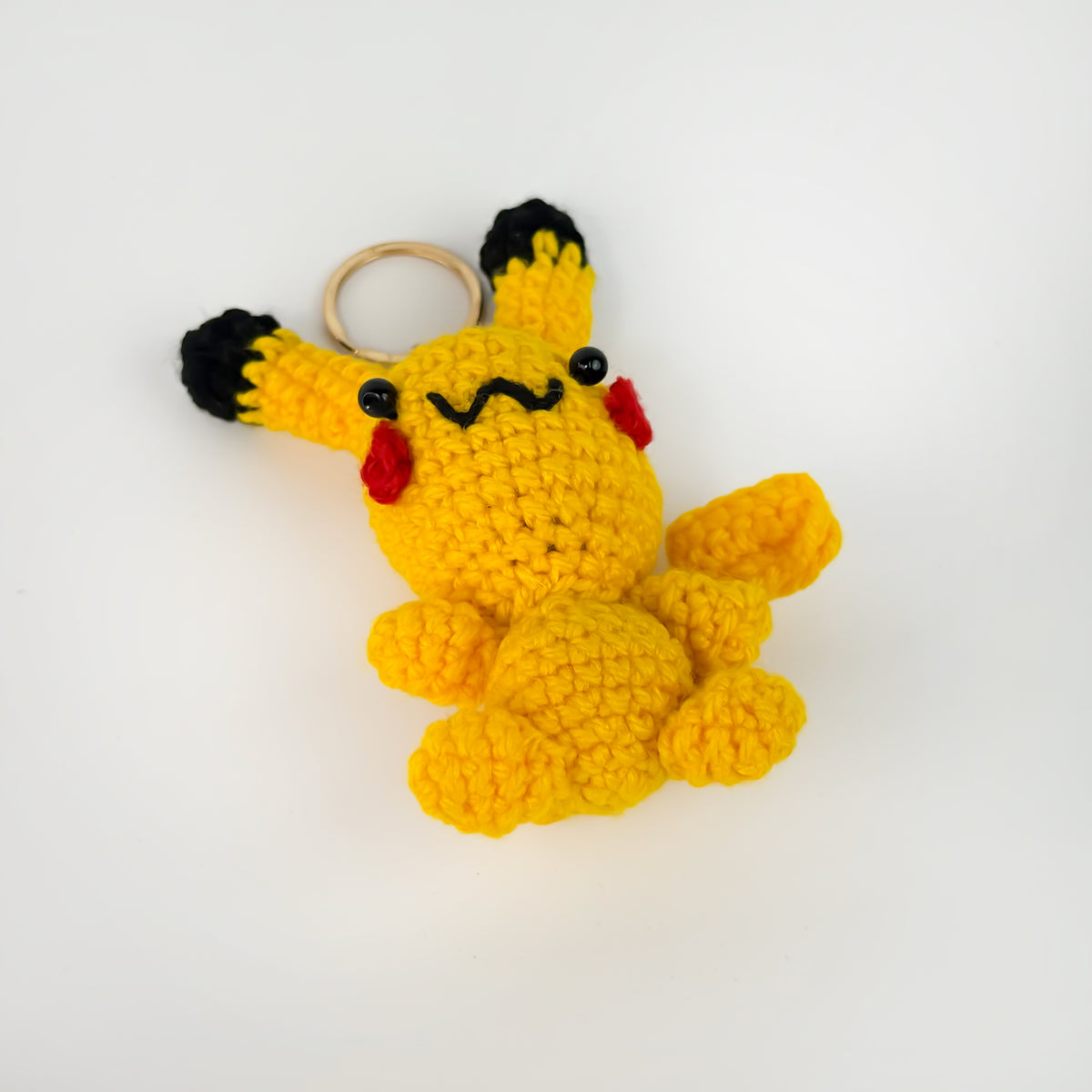Pikachu Crochet Keychain