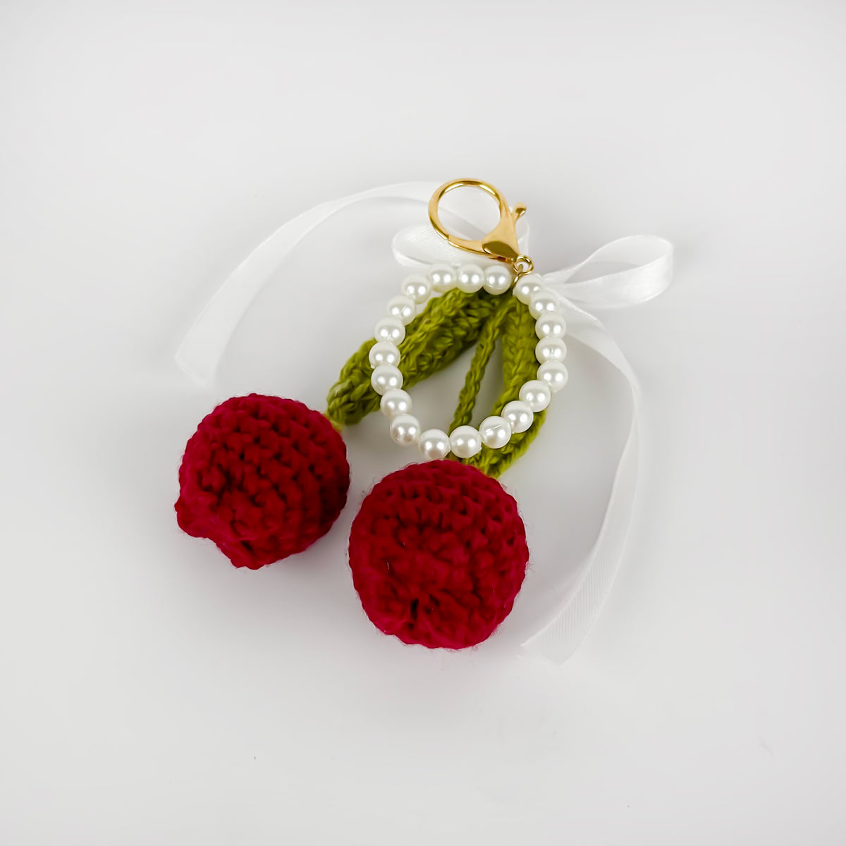 Tulips Crochet Keychain