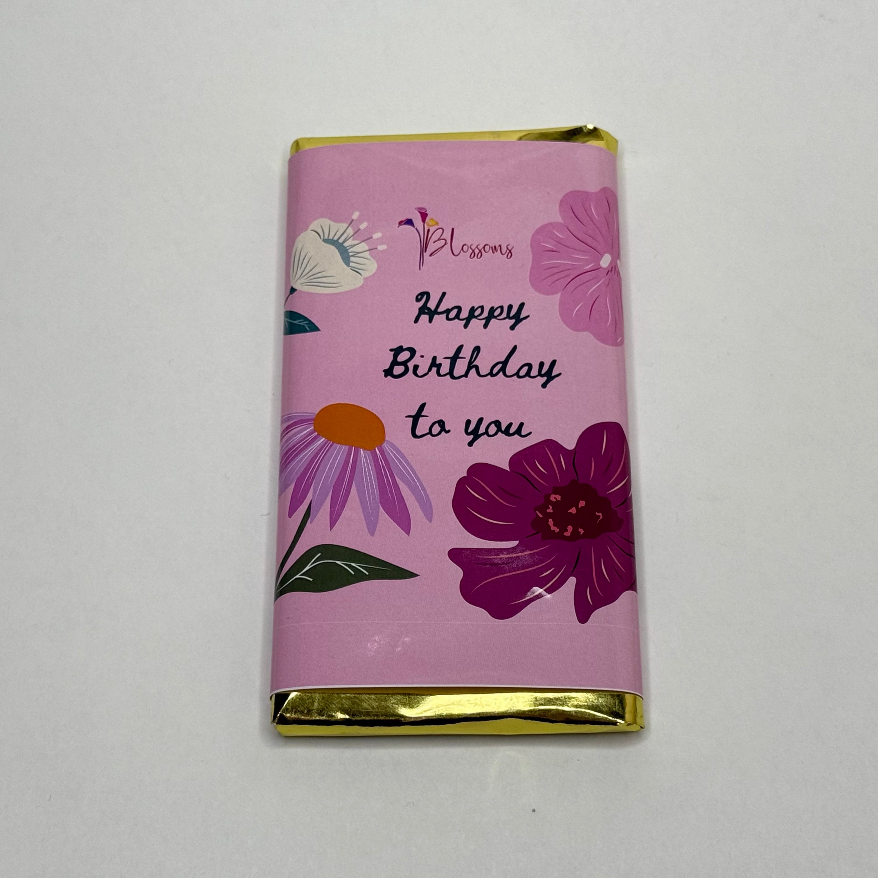 Happy Birthday Dark Chocolate (Large)