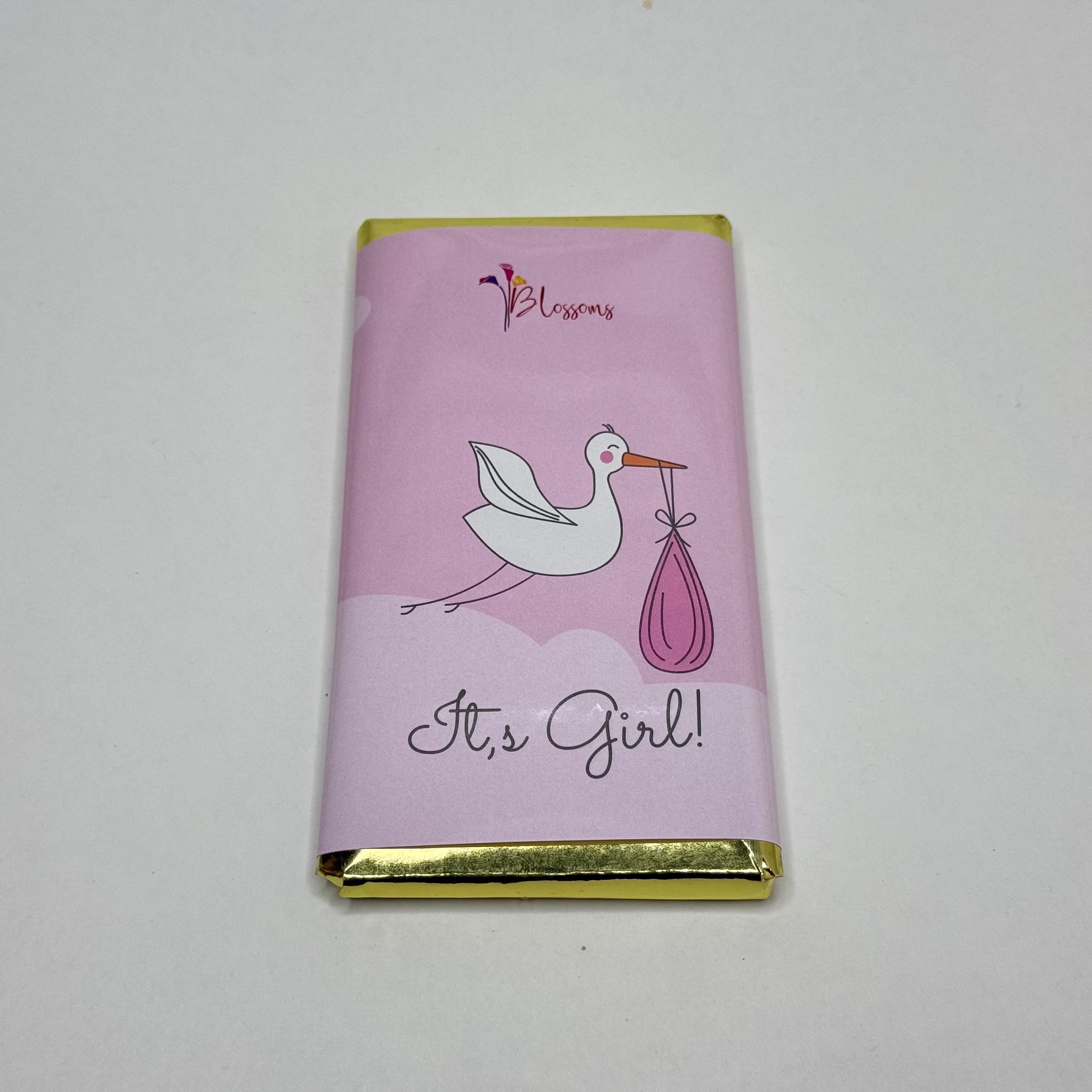 Its a Girl Milky Chocolate (Large)