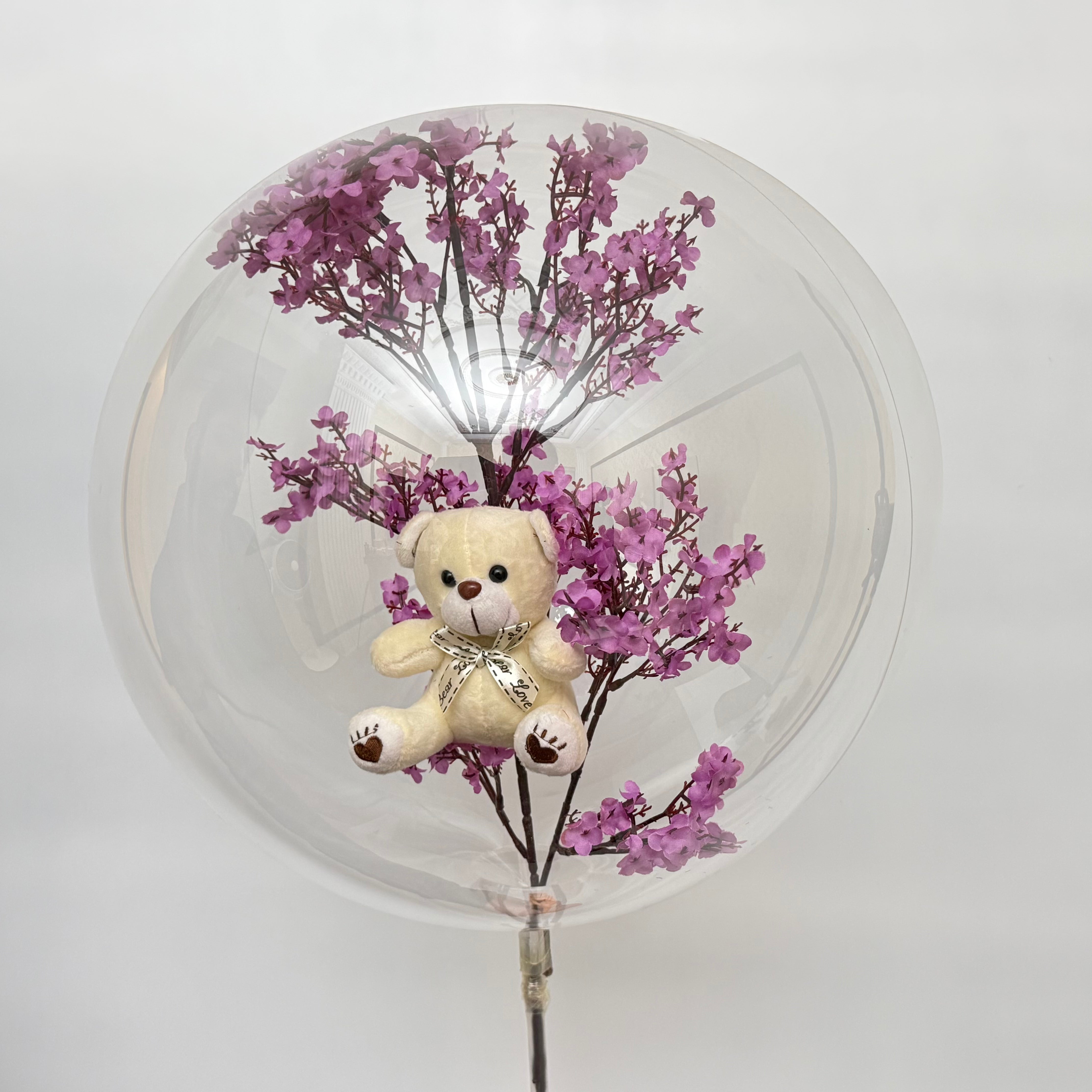Teddy Confetti Balloon
