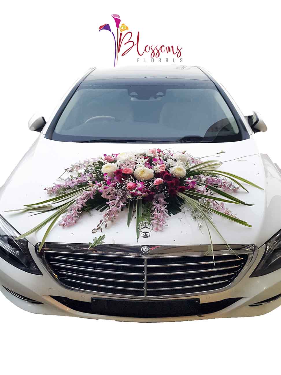bridal car decor